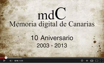 Memoria digital de Canarias, 10 Aniversario