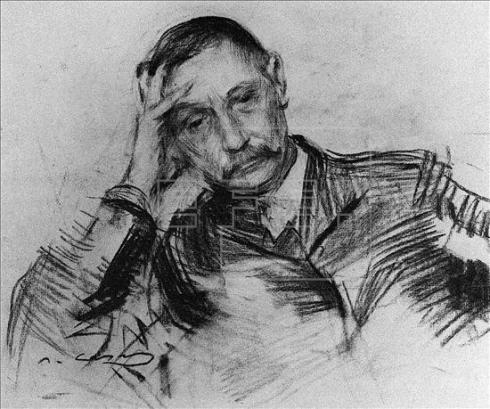 Retrato del escritor español Benito Pérez Galdós