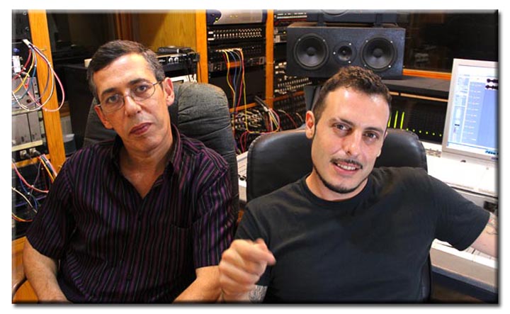 Foto de Jesús y Tinguaro en el estudio