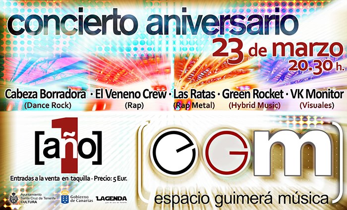 EGM celebra su primer aniversario con un concierto especial en el Teatro Guimerá