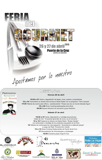 Cartel Feria del gourmet