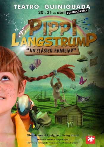 ‘Pippi Langstrump’ en las Navidades en el Teatro Guiniguada