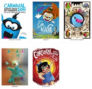 Se abre el plazo para elegir entre cinco obras finalistas, el Cartel del Carnaval 2014