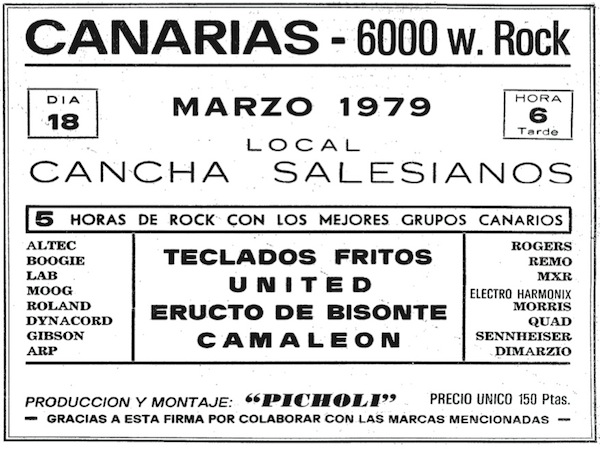 Canarias 6000 w Rock entrada