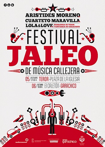 Cartel del Festival de Música Callejera Jaleo