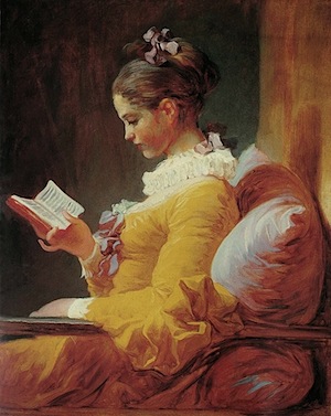 La lectora (1770-1772). Jean-Honoré Fragonard