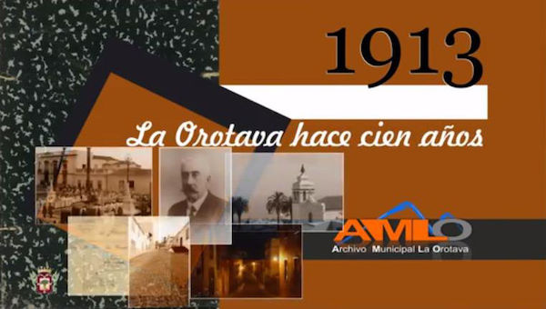 La Orotava hace 100 años