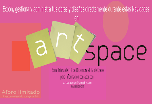 cartel invitación artspace 2013