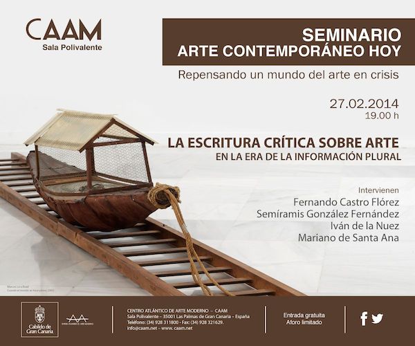 En el CAAM mesa redonda con destacados críticos de arte en España