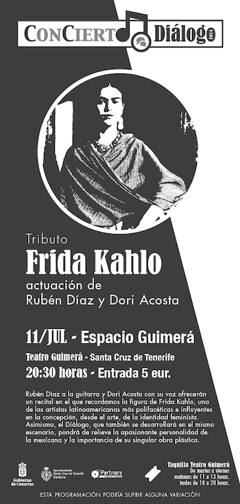 Música y debate rendirán homenaje a Frida Kahlo