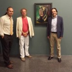 Jean Michel Bouhours conservador jefe del Centro Pompidou visita el TEA