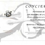 Concierto de la orquesta de pulso y púa del Orfeón La Paz de La Laguna