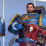 Los tres personajes de ‘Warhammer 40.000’, del ‘Concurso de Cosplay’