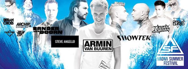 Armin Van Buuren lidera 13 horas de música en el Arona Summer Festival