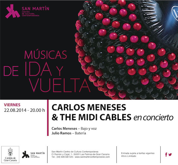 Carlos Meneses & the Midi Cables en los conciertos de ‘Músicas de ida y vuelta’ 