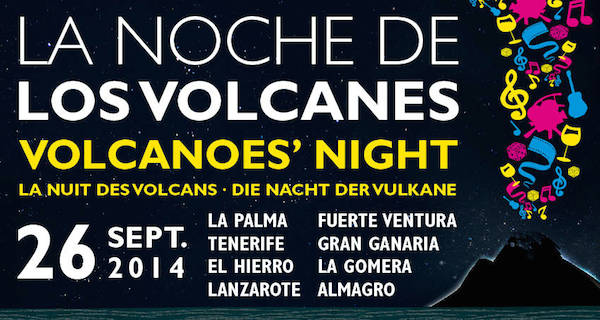La noche de los volcanes se celebrará de forma simultánea en toda Canarias