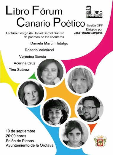 Cartel libro Forum Canario Poetico