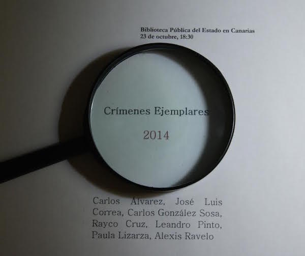 Crímenes Ejemplares 2014 la Biblioteca Pública del Estado de Las Palmas