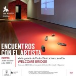 Pedro Déniz ofrece al público una visita guiada a su exposición en San Martín