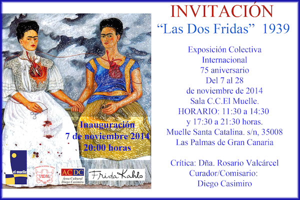 Las dos Fridas, exposición colectiva en El C.C. Muelle