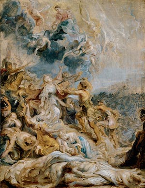 Santa Ursula y el martirio