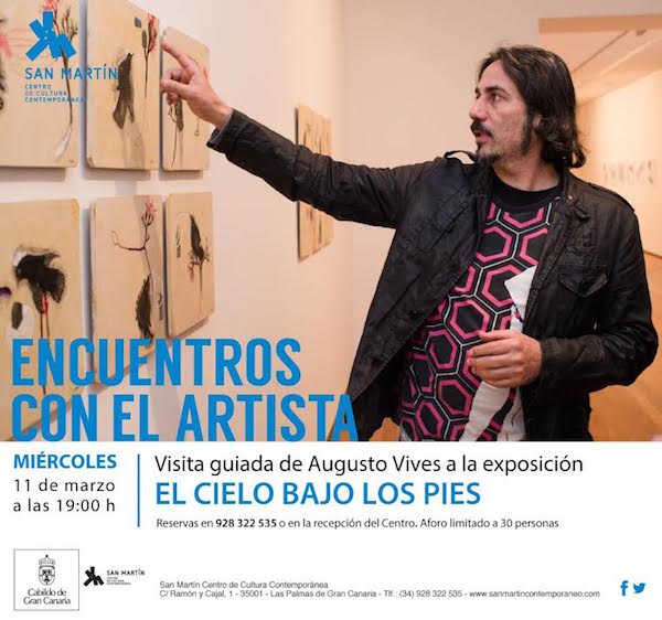 Augusto Vives ofrece al público este miércoles una visita guiada a su exposición en San Martín