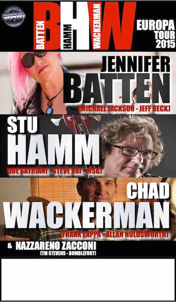 The Paper Club acoge el concierto del ‘supergrupo’ de Batten, Hamm y Wackerman (BHW)