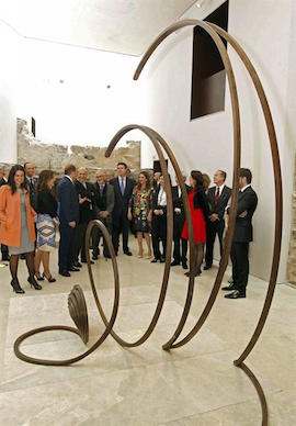 La exposición de Martín Chirino recibe más de 300 visitas en su primer día de apertura