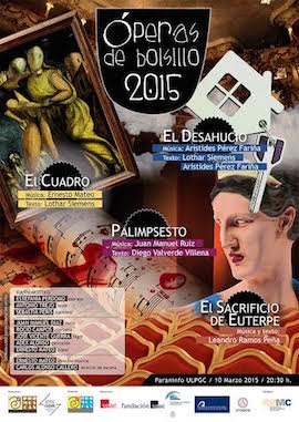 Óperas 2015, en el Paraninfo de la Universidad de Las Palmas de G.C.