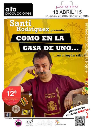 Santi Rodríguez ‘Como en casa de uno …’ llega al Paraninfo de la ULL