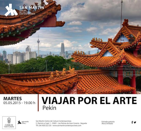 San Martín acoge una nueva charla del ciclo ‘Viajar por el arte’ sobre Pekín