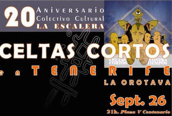 Concierto de CELTAS CORTOS, en La Orotava