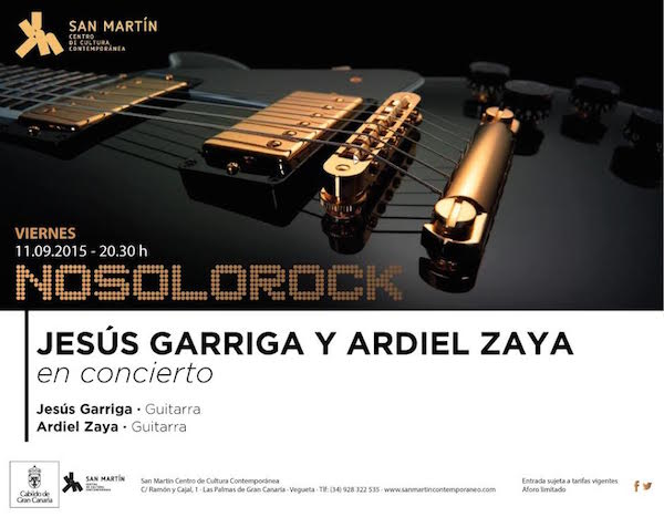 Jesús Garriga y Ardiel Zaya cierran este viernes el ‘Nosolorock’ 2015