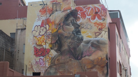 ‘Urban Warrior’, de Puerto Street Art, elegido entre los 20 mejores murales del 2015