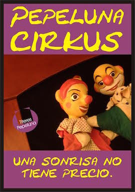 Las marionetas de ‘Pepeluna Cirkus’ cierran este fin de semana el Festivalito de Títeres