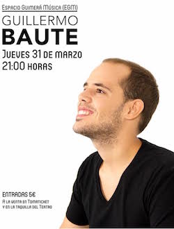 Guillermo Baute presenta su primer trabajo discográfico