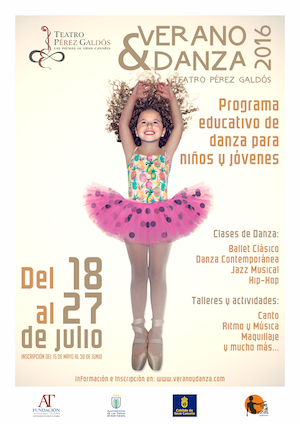 El curso ‘Verano y Danza’ del Teatro Pérez Galdós abre el plazo de inscripción