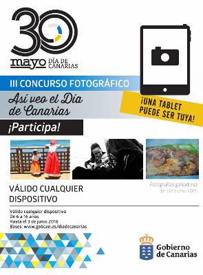 El Gobierno convoca la tercera edición del concurso fotográfico ‘Así veo el Día de Canarias’