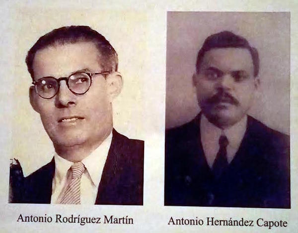 Poetas Antonio R y Antonio Hernandez