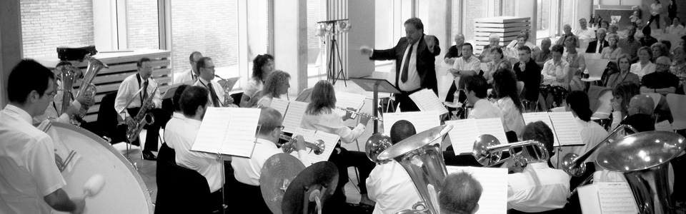 Nino Díaz dirigiendo la Orquesta de Cámara Amadeus de la Asosiación de Compositores Rusos