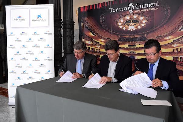 Cultura suscribe un acuerdo con la Fundación La Caixa y la Fundación CajaCanarias