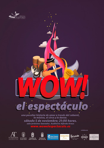 El original e imaginativo espectáculo musical ‘Wow!’ aterriza en el Auditorio Alfredo Kraus