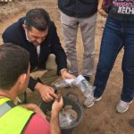Encuentran material prehispánico y colonial en la excavación de los solares de la ermita de Las Nieves en Agaete