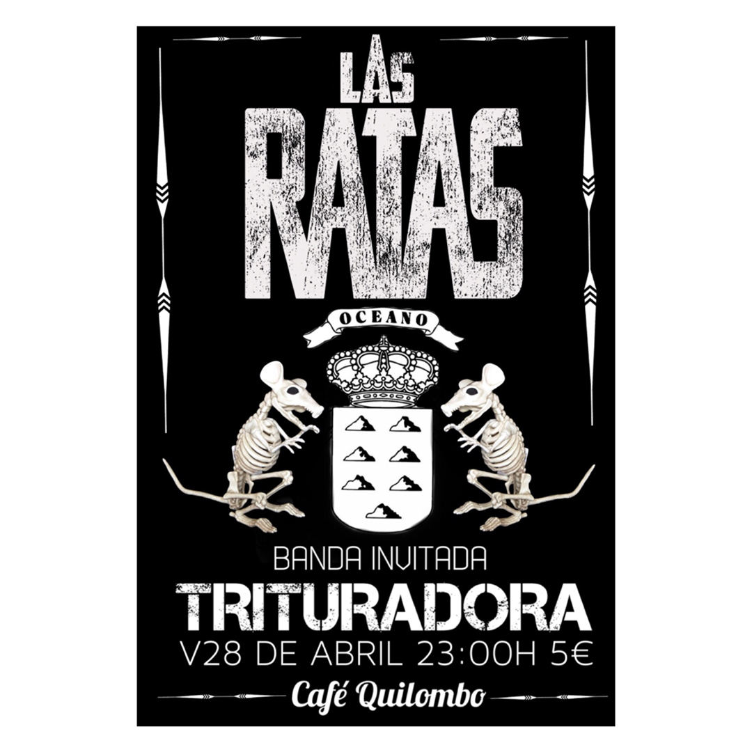 Las Ratas + Trituradora en Café Quilombo. La Orotava