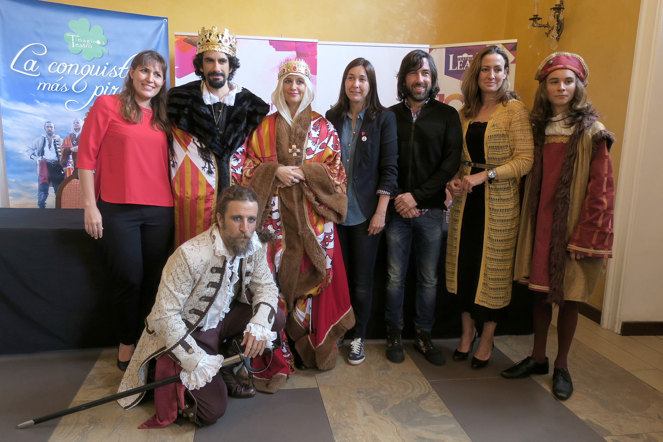 La compañía Timaginas estrena en el Teatro Leal ‘La conquista más pirata’, un repaso a la historia de Tenerife en clave de humor