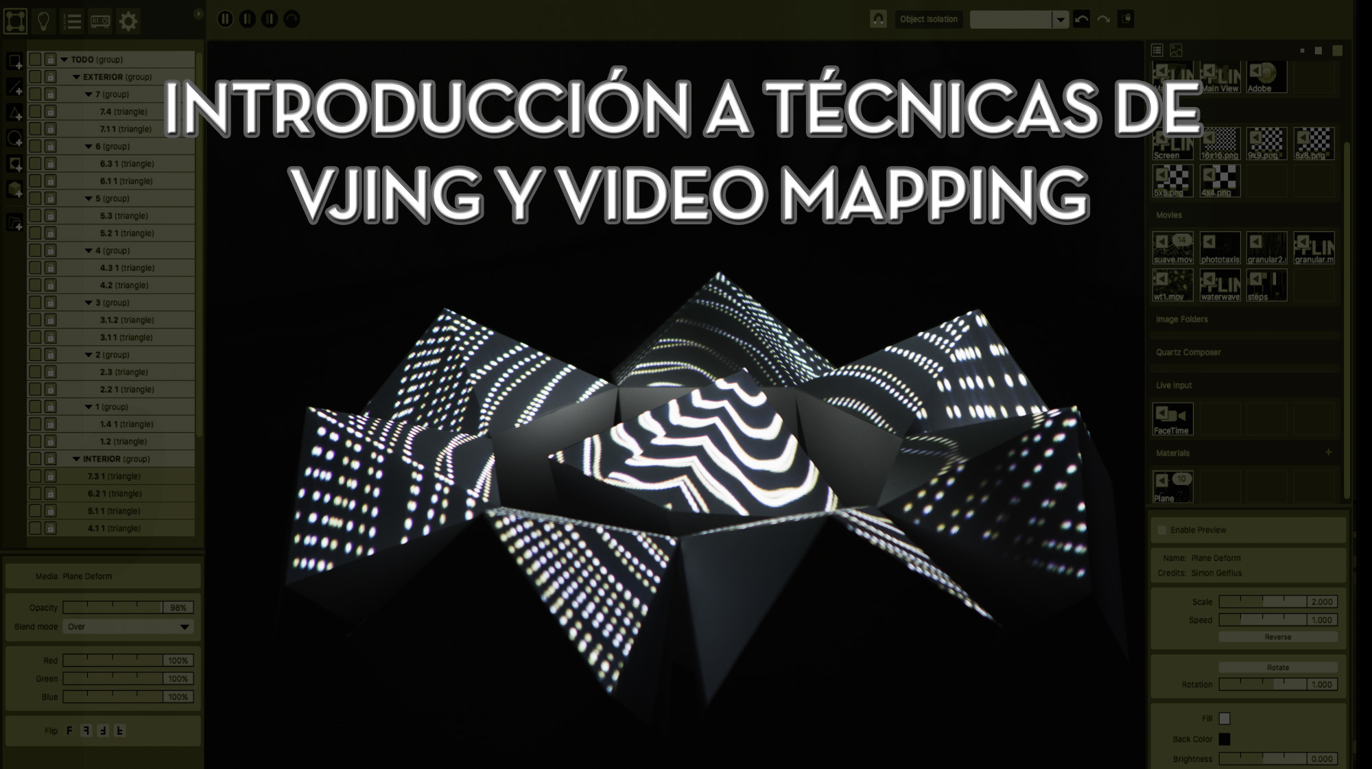 Curso sobre ‘video mapping’ y técnicas de ‘Vjing’ en la Asociación Atlas