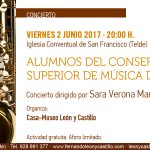 Concierto de alumnos del Conservatorio Superior Música de Canarias en la Iglesia San Francisco de Telde