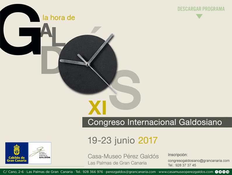 Inauguración del XI Congreso Internacional Galdosiano ‘La hora de Galdós’