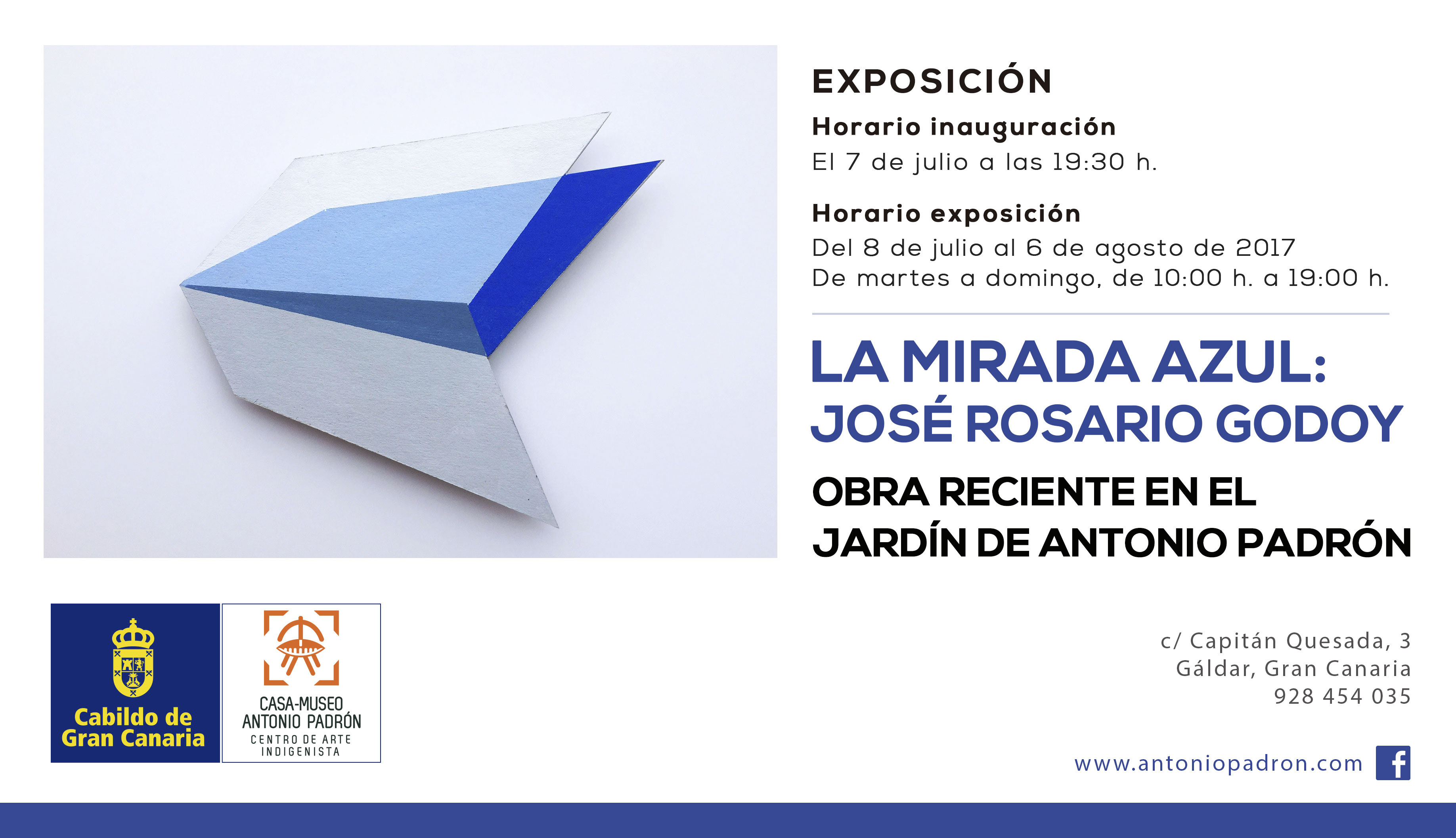 Inauguración de la exposición ‘La mirada azul: José Rosario Godoy’ en la Casa-Museo Antonio Padrón