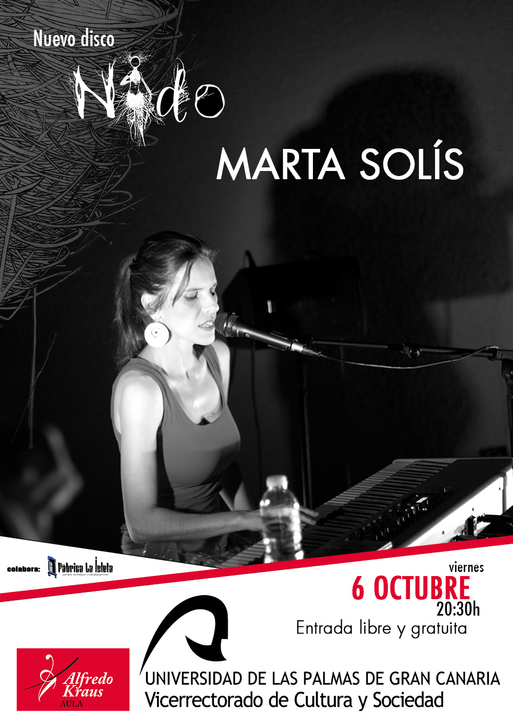Marta Solís presenta su nuevo disco ‘Nido’ en la Universidad de Las Palmas
